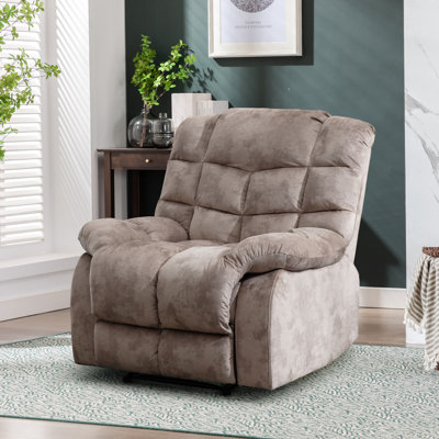 Fauteuil inclinable manuel standard moderne et moelleux de 36,9 po Chira
