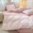 Duvet Cover Cherry Cotton Pink Hearts Bedding Set  Aesthetic Cotton Hearts-114468534