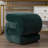 S-shape Velvet Fabric Ottoman, Stylish and Functional with Soft Velvet, Foam Filling, and Wooden Frame for Indoor Use-1193716898