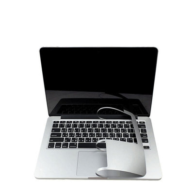 Film protecteur argenté en polycarbonate pour MacBook Retina 13,3 pouces - Repose-poignets ultramince et résistant à la chaleur