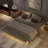 Modern Low Profile Platform Bed With LED Lights-729449583-724381365