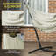 Chaise de patio avec hamac et support-58331242