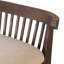 Tullio Upholstered Stool with Solid Wood Frame