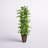 96'' Faux Ficus Tree in Metal Planter
