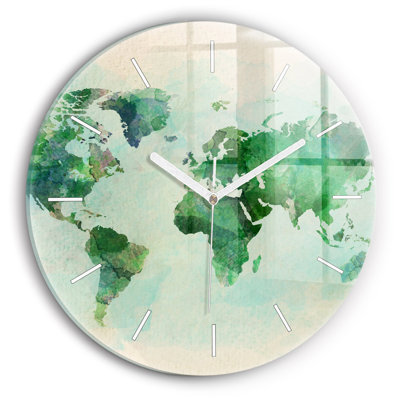 Glass Wall Clock