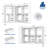 72"-108" Closet System With Drawers And Rods-1001077042