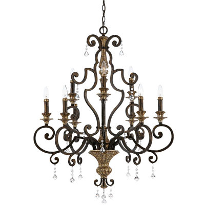 Banville 9 - Light Candle Style Chandelier