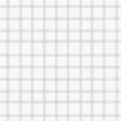 Bambino Collection Watercolor Check Plaid Wallpaper Roll