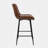 PU Leather Upholstered Counter & Bar Stool Set of 3-714696742