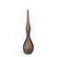 Luca Glass Vase, Coffee, Large-978107547