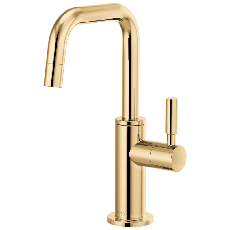 Odin® Beverage Faucet with Square Spout, Polished Gold