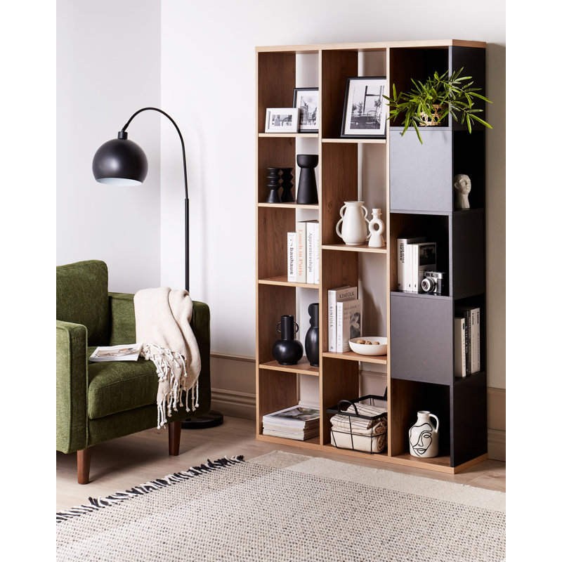 Alheide 175cm H x 99cm W Particle Board Standard Bookcase