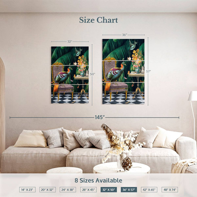 Brampt Tea Time, 50'' H X 32'' W