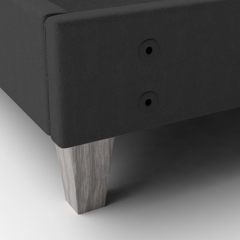 Table de chevet noire élégante avec 2 tiroirs pour la chambre à coucher - panneau de particules, 16 tiroirs d'organisation de 24 po x 21 po