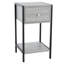 One-Drawer Compact Bedside Cabinet, Wood-Effect Finish, 33cm-1529834634