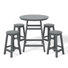 Ensemble de comptoir rond 5 pièces Laguna
