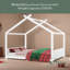 Lit de maison avec lattes de soutien, cadre de lit de maison en bois massif pour enfants, pas de sommier tapissier et structure d'ouverture-1190919692-1190919690