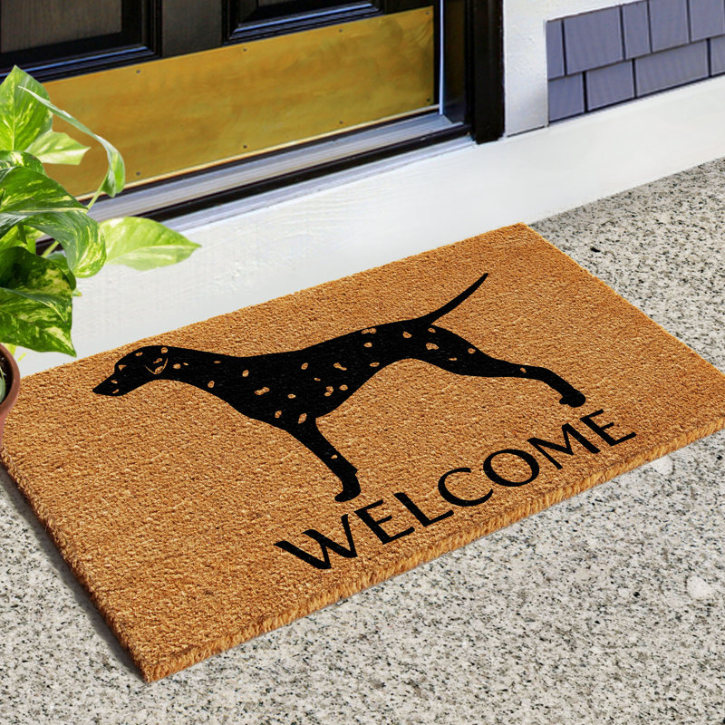Tapis d'extérieur antidérapant Remus Dalmatian, Rectangle 2 pi x 3 pi