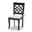 Chaise en bois massif Lathbury-1720987836