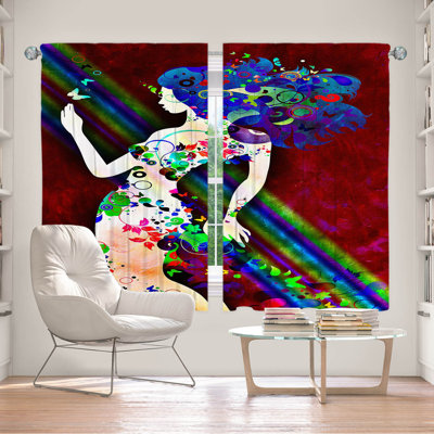 Delaughter Room Darkening Curtains / Drapes Pair
