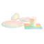 60-Piece Disposable Birthday Party Paper Tableware Set