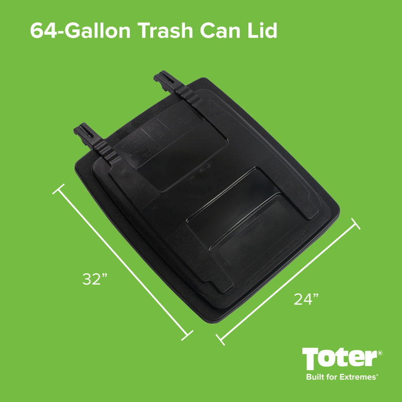 64 Gal. Lid Kit - Black