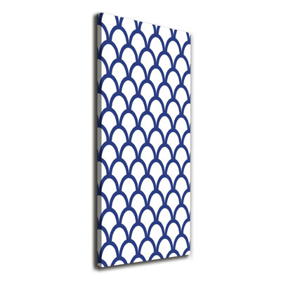 Marinistic Background - Wrapped Canvas Print