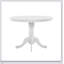 Ensemble de table de salle à manger 5 pièces avec 4 chaises Windsor de style blanc, durable et confortable