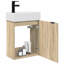 Single Bathroom Vanity with Ceramic Basin-704934679-704934678