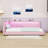 Upholstered Daybed with LED Light and USB Ports-1314213518-1314213513