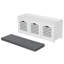 Banc de rangement avec tiroirs Demaria
