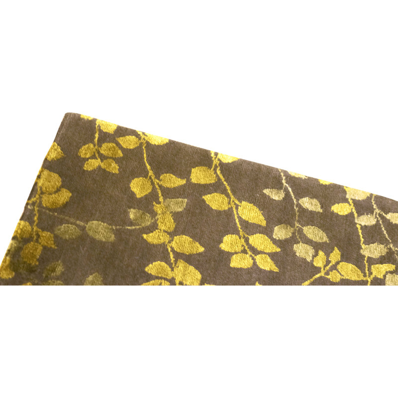 Hand Knotted Area Rug in Brown