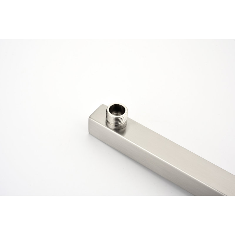 Shower System In Brushed Nickel. Includes Head, Hand Shower, Hose, Valve Trim, Lever Handles, Niche. Wall Mounted. Provides Natural Rainfall Showering Experience. Self-Cleaning Nozzle. Fits American