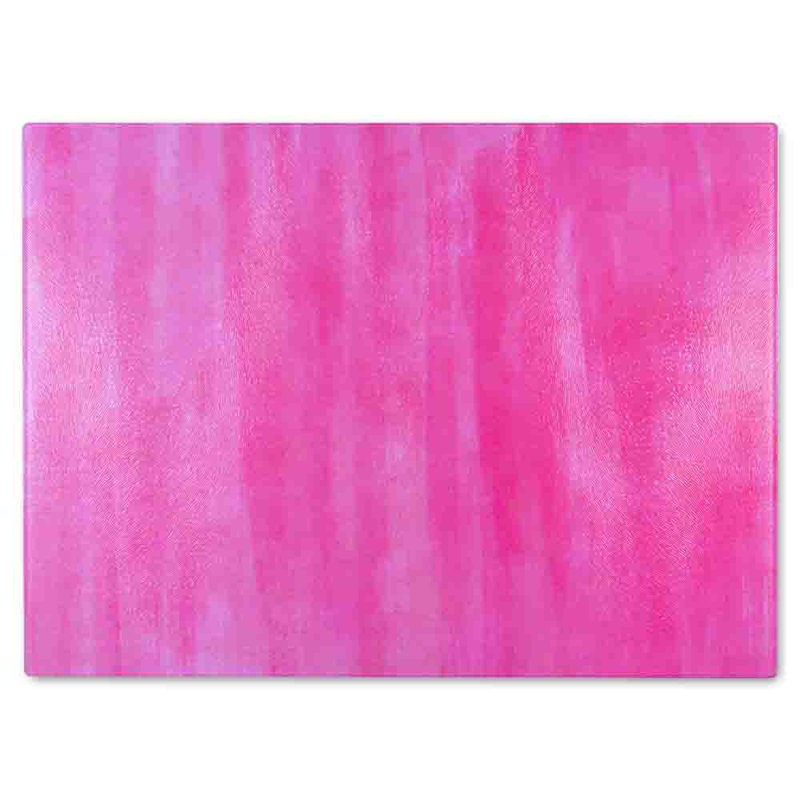 Watercolour Strokes Glass Chopping Board, 28cm L x 20cm W