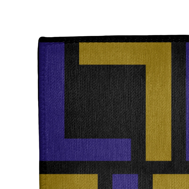 Geometric Indoor Rug, Rectangle 3' x 5'