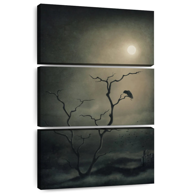 Hitzel Creepy Tree, 74" H x 48" W