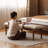 Walnut Modern Solid Wood Upholstered  Bedroom and Entry Leather Long Bench-112233203