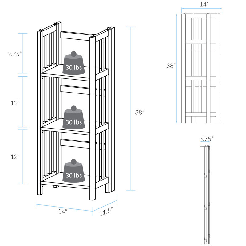 Bookcase, Honey Oak