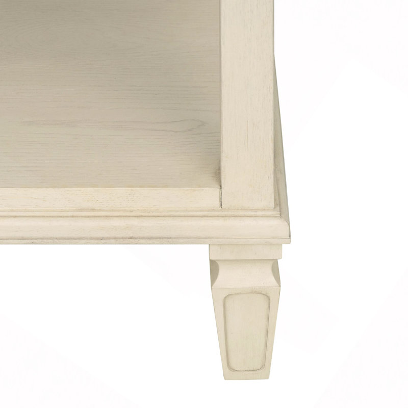 Table de chevet moderne, Crème