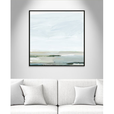 Catrena Pure Stillness - Floater Frame Painting Print on Canvas