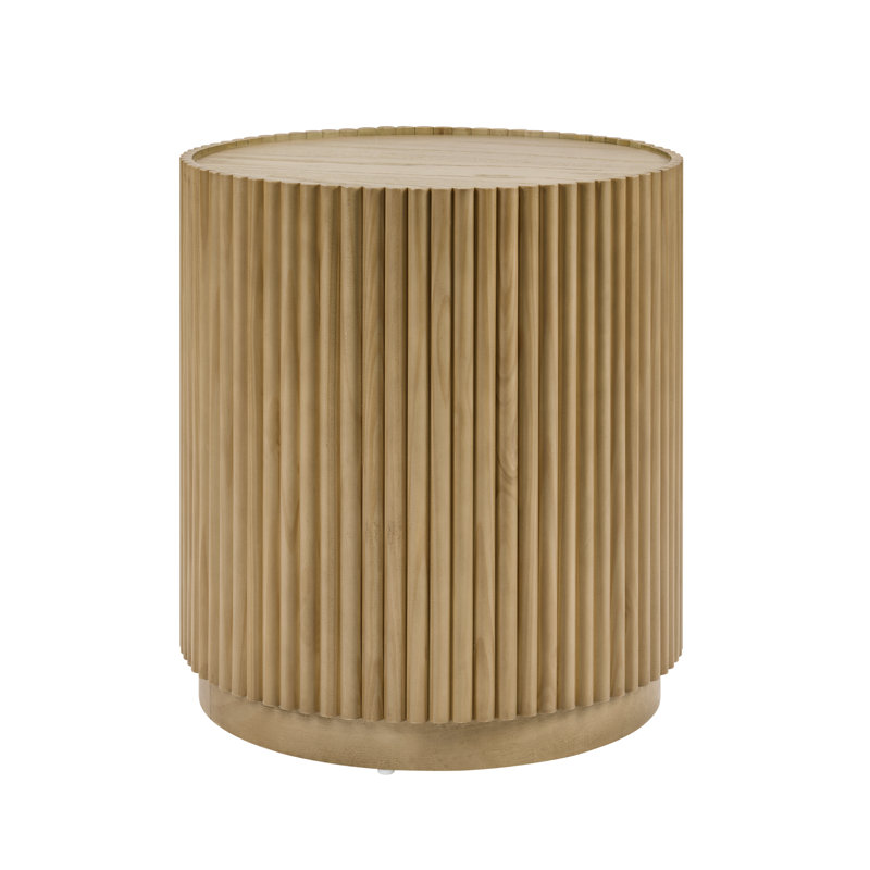 Table de chevet Elbridge Modern Mid-Century, Natural