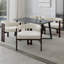 Fauteuil en tissu chenille avec dossier ouvert-796738146