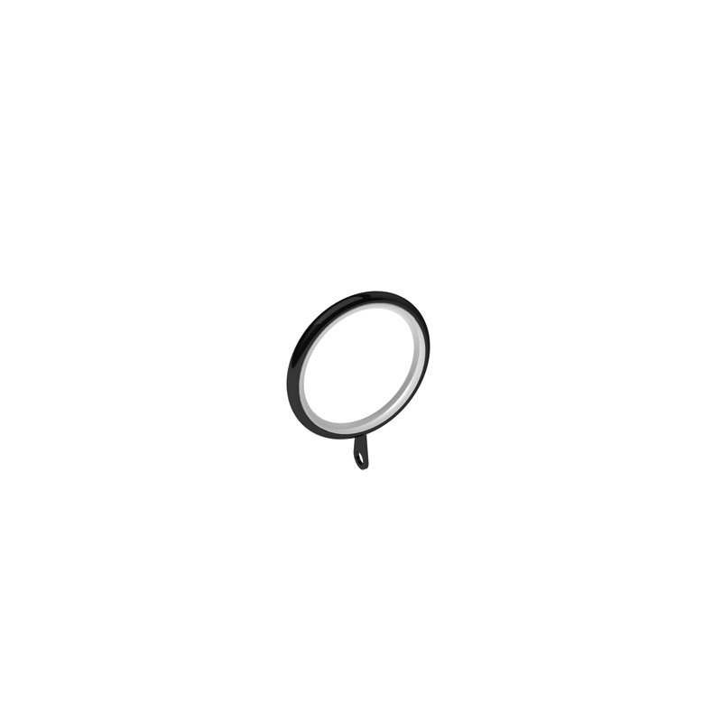 Dianney 3.5cm Single Pole, 240cm W, Matte Black