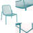 3 Piece Patio Seating Set With Iron Frame And Side Table
