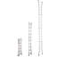 Telescoping Ladder A Frame 20.5FT / 6230 Mm Extension Multi-Function For Homework