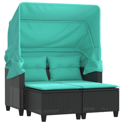 48.4'' Wide Rectangle Patio Sofa with Cushions