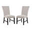 Magnifique table de salle à manger en marbre véritable 6X Chaises d'appoint en tissu gris Boucle