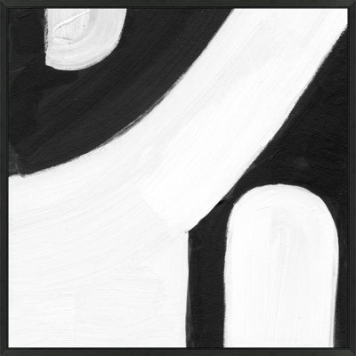 "Modularly Contrasted 1" par Lillian August - cadre flottant, impression sur toile