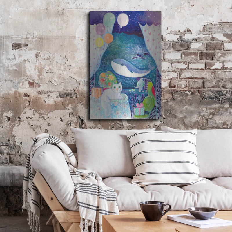 Art mural en métal «Dreams» par Oxana Zaika par Winston Porter, H 36 po x l 24 po