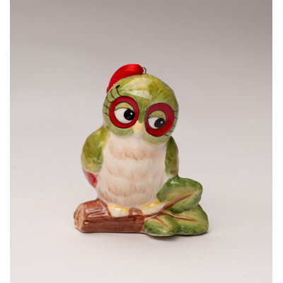 Owl Sitting on a Tree Branch Ornament 